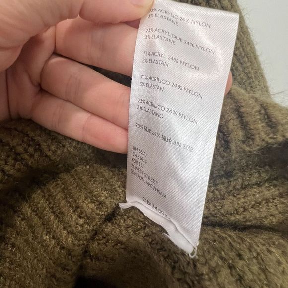 Urban Outfitters Women Sweater Size XS Chunky Knitted Crop Top Dolman Sleeve - Picture 8 of 8